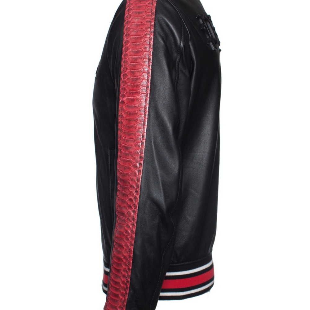 Philipp Plein Leather Python Jacket - Picture 3 of 8